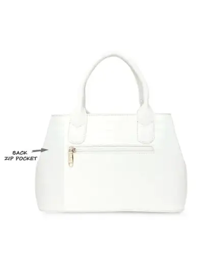 premium white women purse