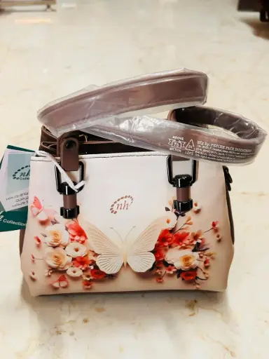 Teal pouch with front button purse